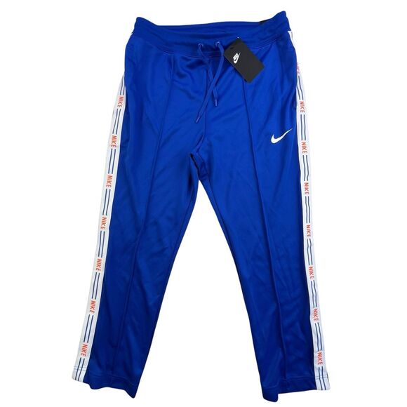 Nike Hyper Femme Pants Women L Sweatpants Track Drawstring Side Stripe Logo - Picture 8 of 13